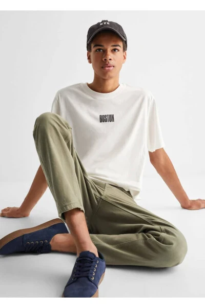 Regular Fit Cotton Pants - 5