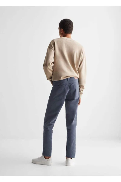 Regular Fit Cotton Pants - 4