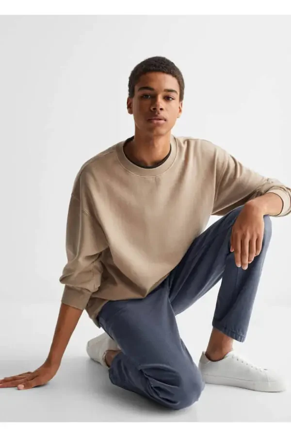 Regular Fit Cotton Pants - 5