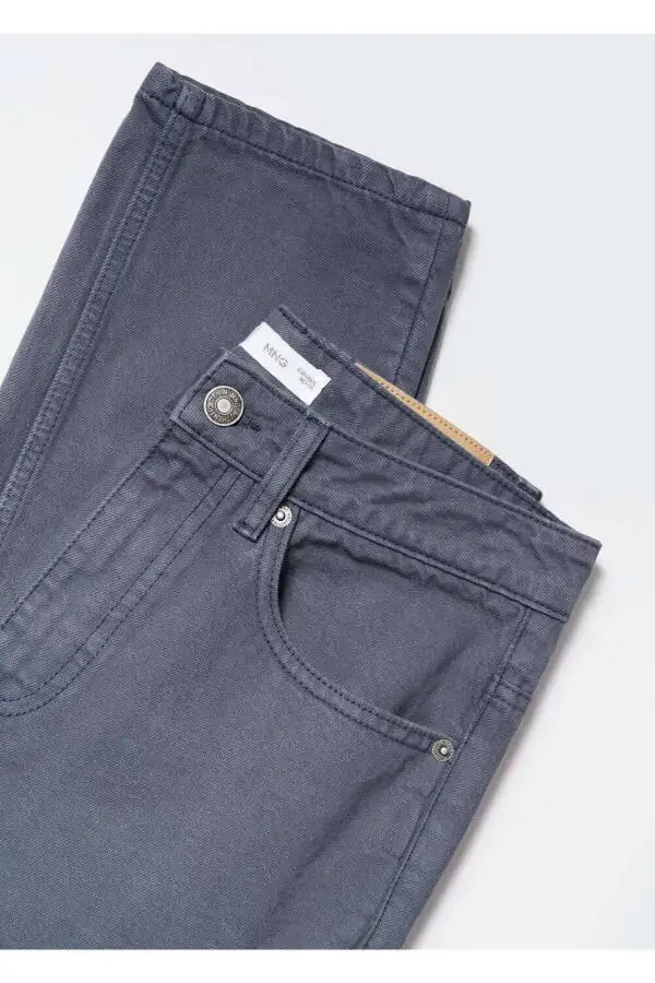 Regular Fit Cotton Pants - 6