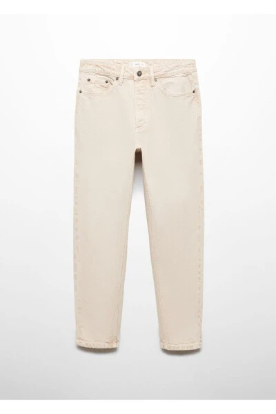 Regular fit cotton pants - 3