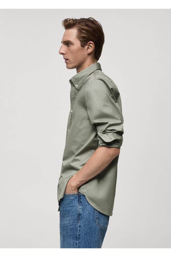 Regular fit cotton shirt - 5