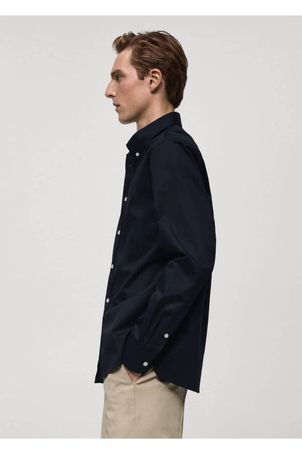 Regular fit cotton shirt - 5