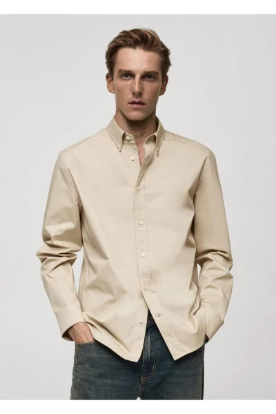 Regular fit cotton shirt - 1