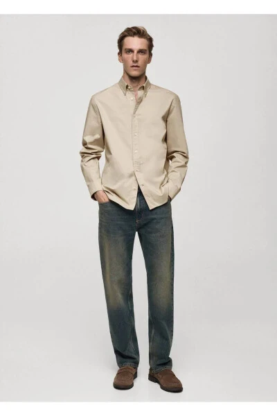 Regular fit cotton shirt - 2