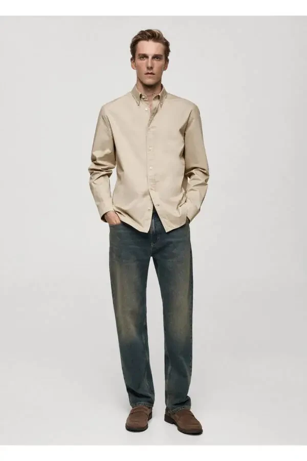 Regular fit cotton shirt - 2