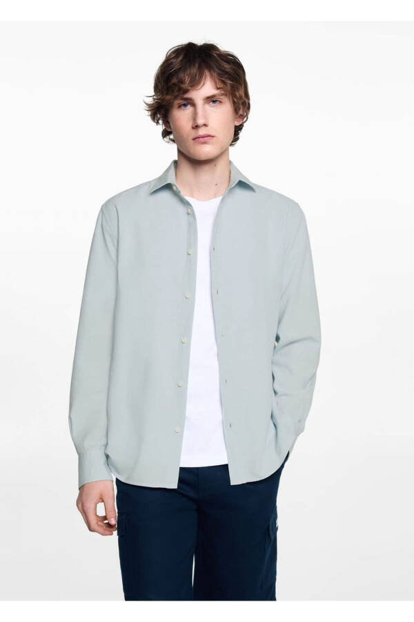 Regular Fit Cotton Shirt - 1