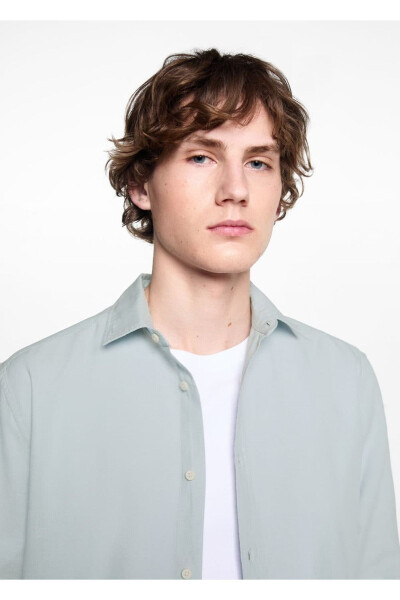 Regular Fit Cotton Shirt - 7