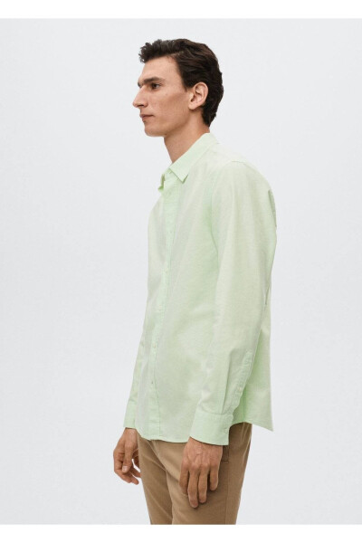 Regular Fit Cotton Shirt - 7