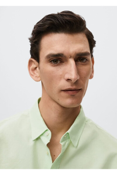 Regular Fit Cotton Shirt - 8