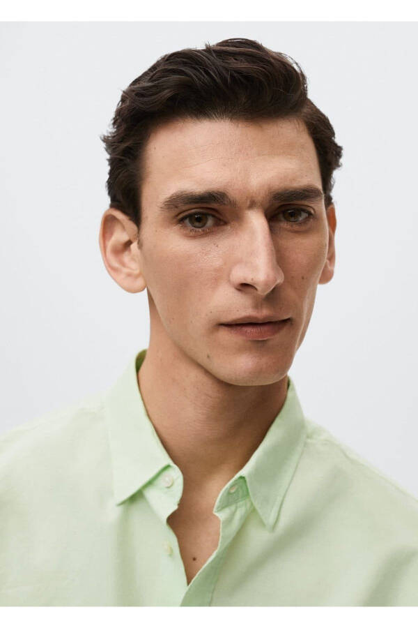 Regular Fit Cotton Shirt - 8