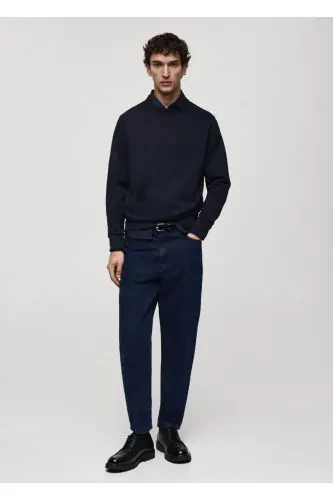 Regular-fit cotton sweatshirt - MANGO MAN (1)