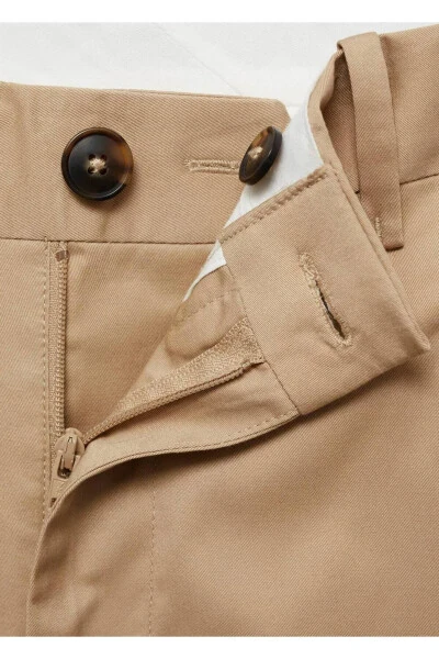 Regular Fit Cotton Trousers - 8