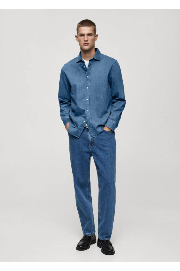 Regular Fit Denim Shirt - 2