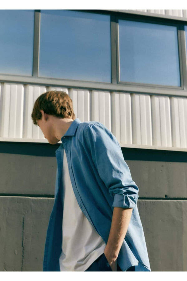 Regular fit denim shirt - 5