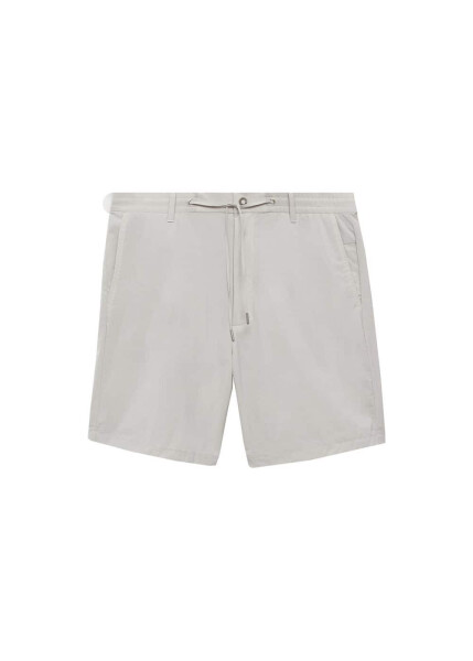 Regular fit drawstring bermuda shorts - 42