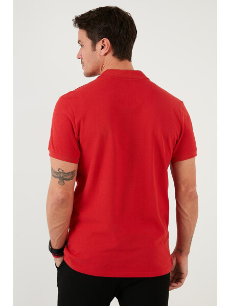 Regular Fit Düğmeli Polo Yaka Polo Erkek Tişört 5902127 - 12