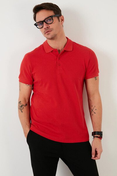 Regular Fit Düğmeli Polo Yaka Polo Erkek Tişört 5902127 - 20