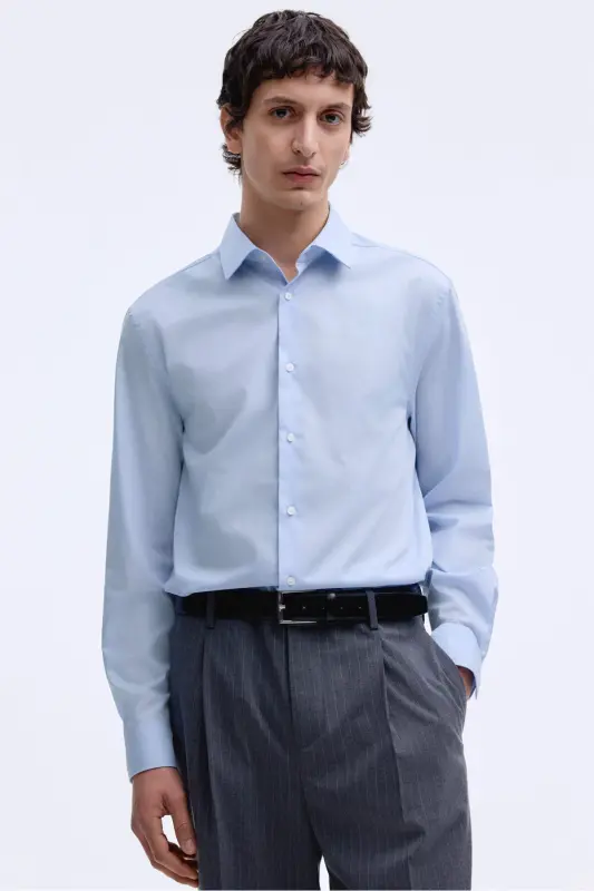 Regular fit, easy-iron shirt. - 1