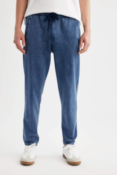 Regular Fit Fleto Pocket Sweatpants Indigo - 6