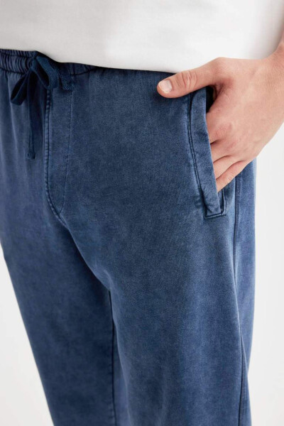 Regular Fit Fleto Pocket Sweatpants Indigo - 7