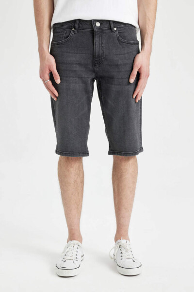 Regular Fit Jin Bermuda Short Antrasit - 1