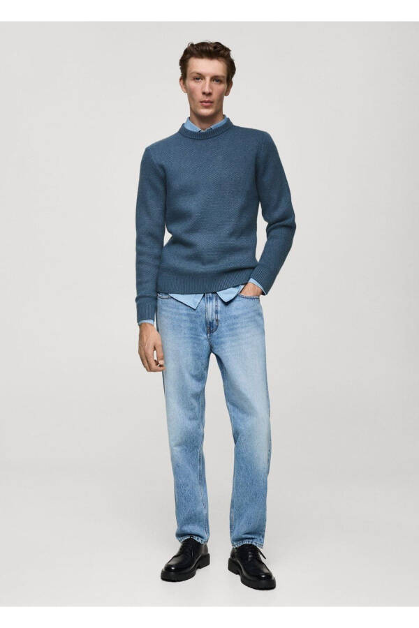 Regular fit knitted jumper - 2