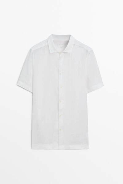 Regular Fit Linen Shirt - 13