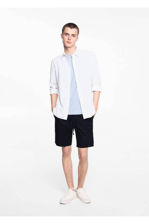 Regular fit linen shirt - 2