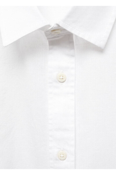 Regular fit linen shirt - 6