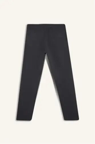 Regular Fit Normal Cut Straight Leg Chino Pants-Anthracite - 10