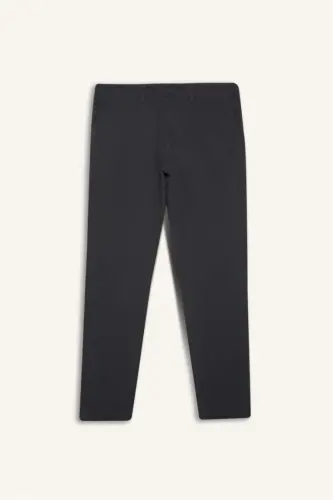 Regular Fit Normal Kesim Düz Paça Chino Pantolon-Antrasit - 8