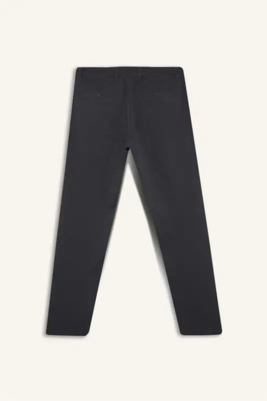 Regular Fit Normal Kesim Düz Paça Chino Pantolon-Antrasit - 10