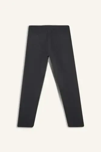 Regular Fit Oddiy Kesim To'g'ri Poy Chino Shim - Antratsit - 10