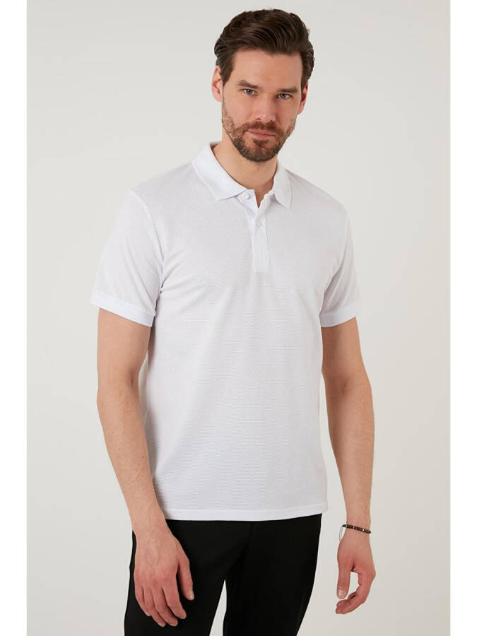 Regular Fit Pamuklu Düğmeli Polo T Shirt 5902326 - 2