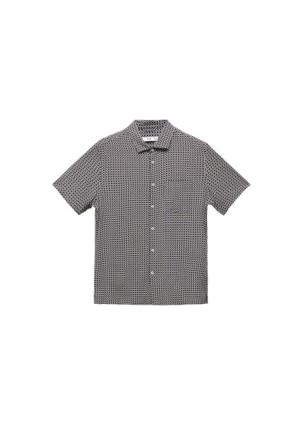 Regular fit patterned short sleeve shirt - 15