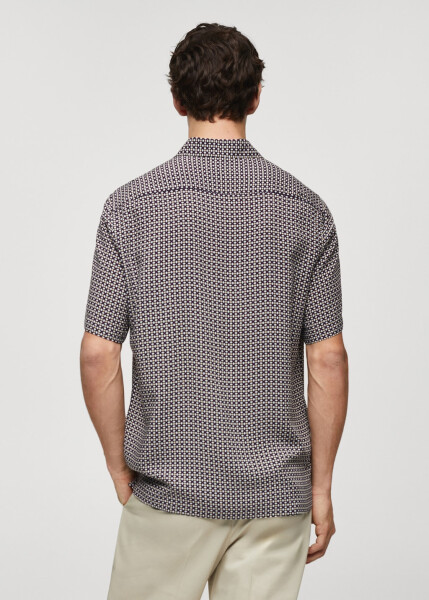 Regular fit patterned short sleeve shirt - 3