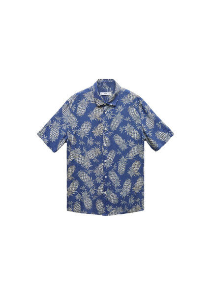 Regular fit pineapple printed shirt - 15