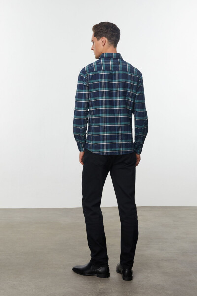 Regular Fit Plaid Shirt - 10