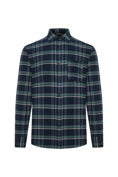 Regular Fit Plaid Shirt - 11