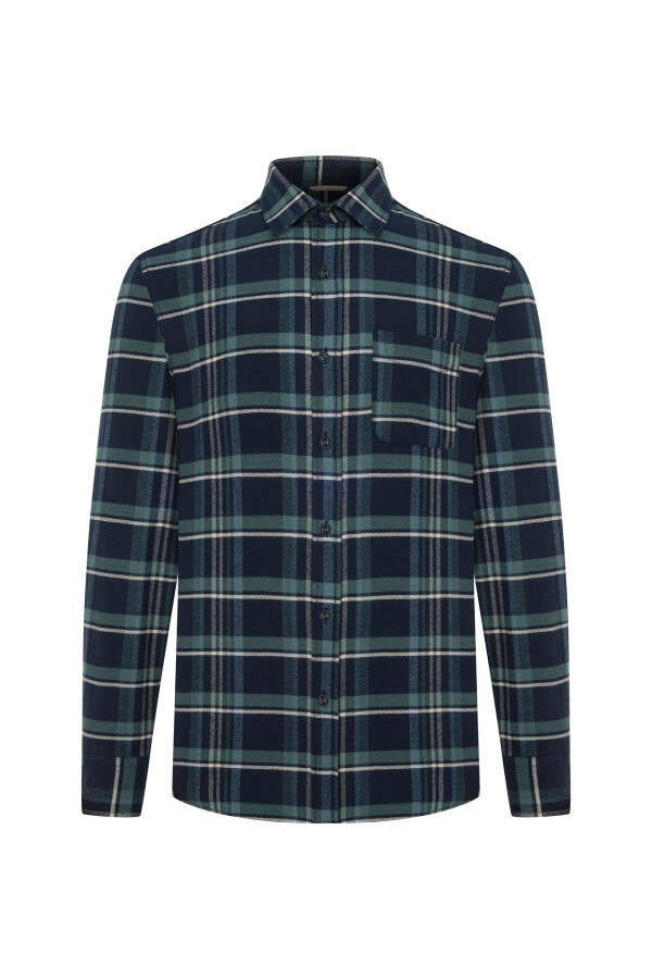 Regular Fit Plaid Shirt - 11