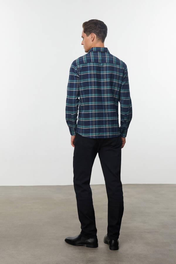 Regular Fit Plaid Shirt - 16