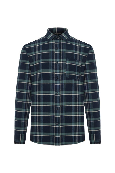 Regular Fit Plaid Shirt - 17