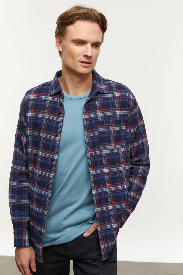 Regular Fit Plaid Shirt - 9