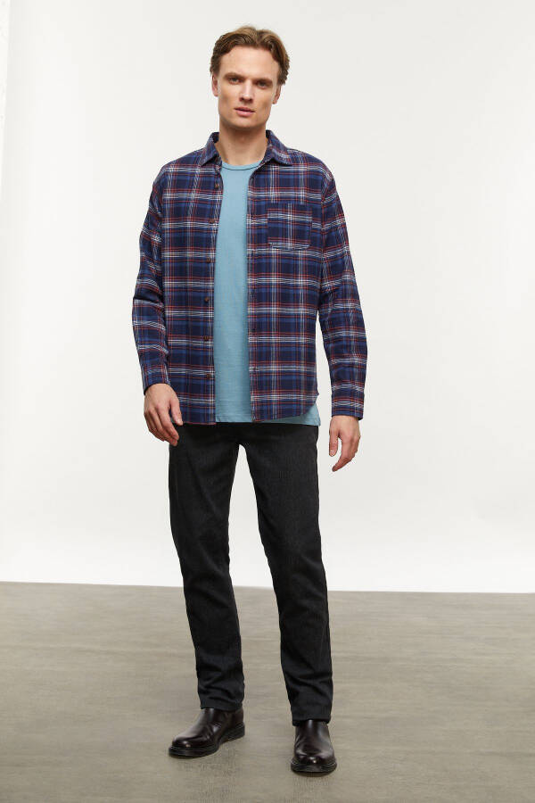 Regular Fit Plaid Shirt - 10