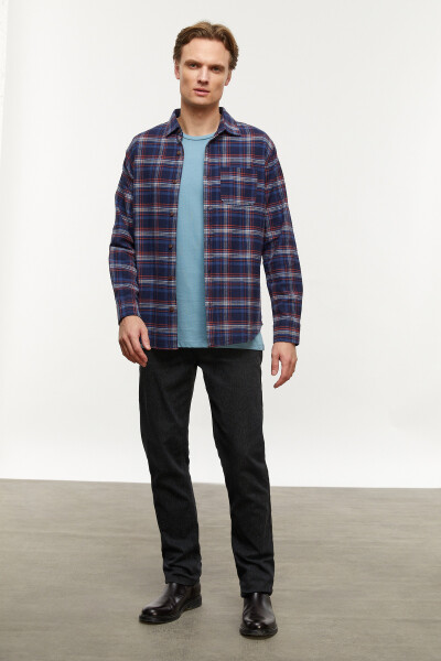 Regular Fit Plaid Shirt - 18