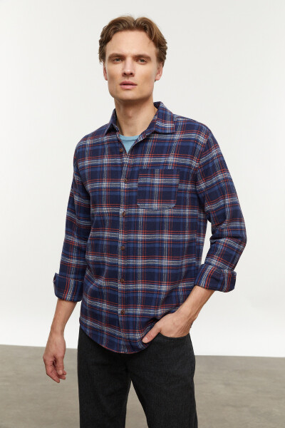 Regular Fit Plaid Shirt - 19