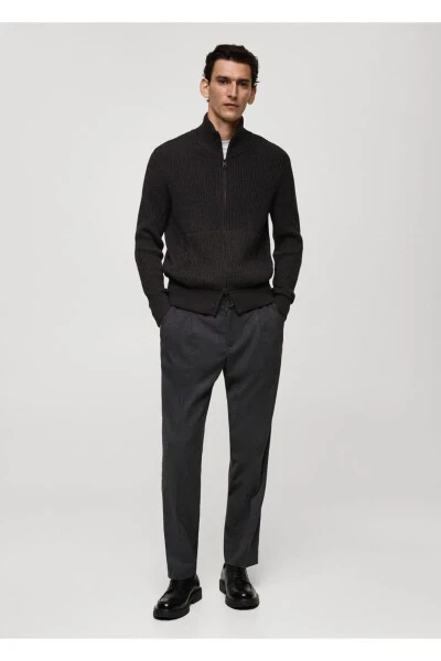 Regular Fit Pleated Drawstring Pants - 2