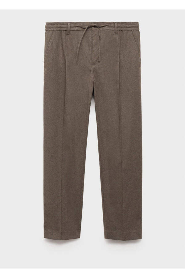 Regular Fit Pleated Pants - 3