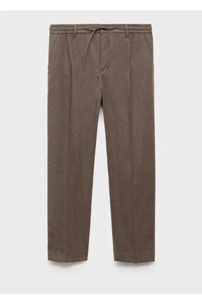 Regular Fit Pleated Pants - 3